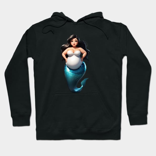 Beautiful expecting Mermaid Mom Hoodie by MGRCLimon